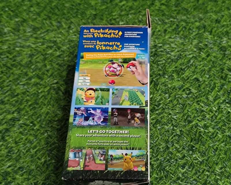 Pachet original Poke Ball Plus + Let's go Pikachu! + Figurina Pikachu