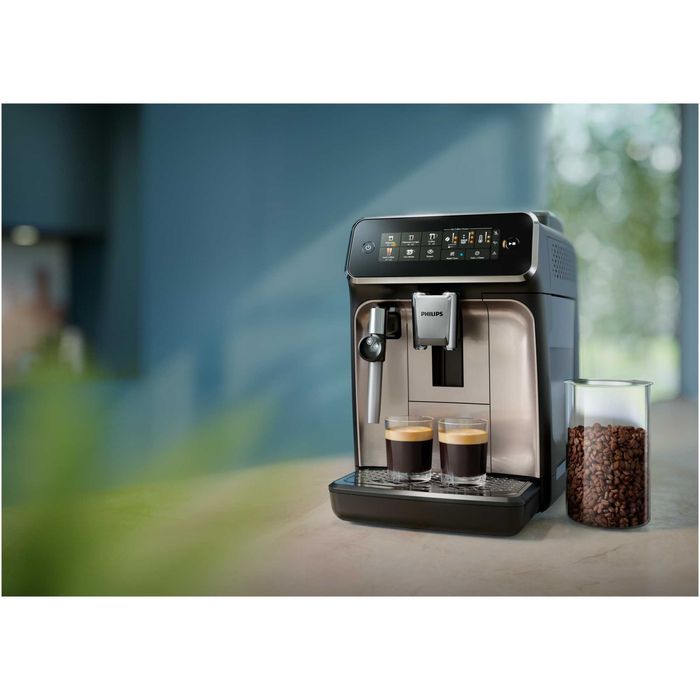 Philips EP3326/90, tehnologie noua SilentBrew, sistem spumare, aplicatie HomeID, NOU, Sigilat
