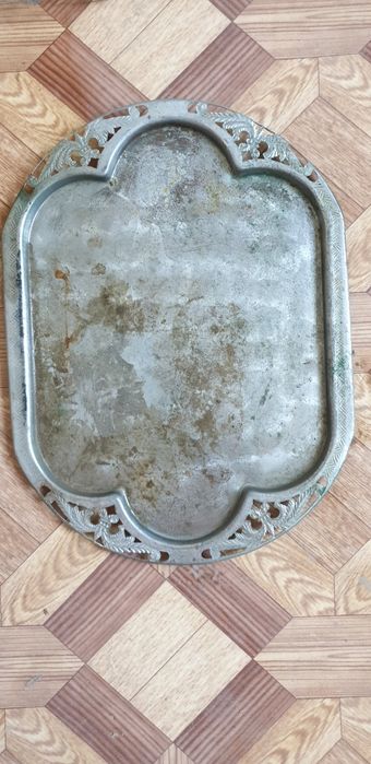 Мельхиоровый поднос.