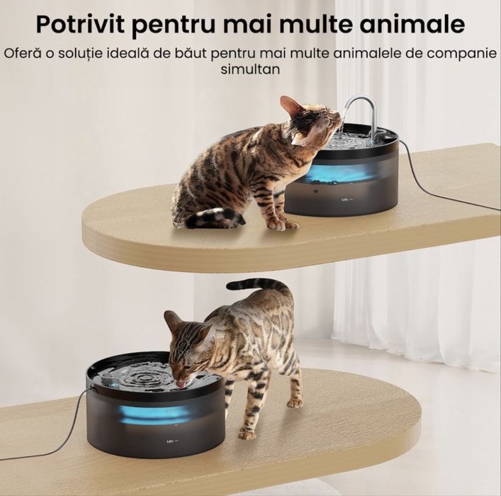 Fantana apa pisici si caini, Elidor, 2L, silentioasa 30dB