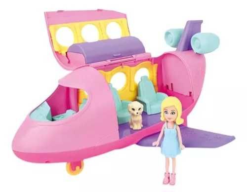 Кукла със самолет и аксесоари