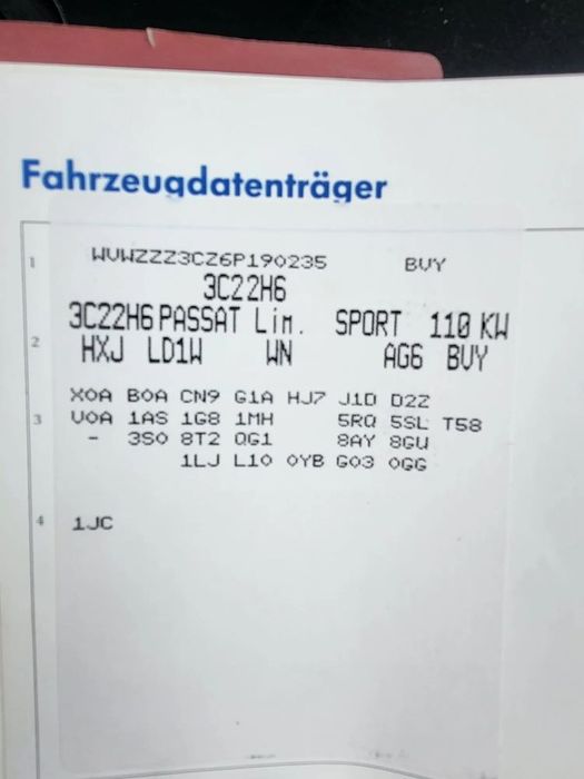 dezmembram volkswagen passat b6 2.0 fsi dsg