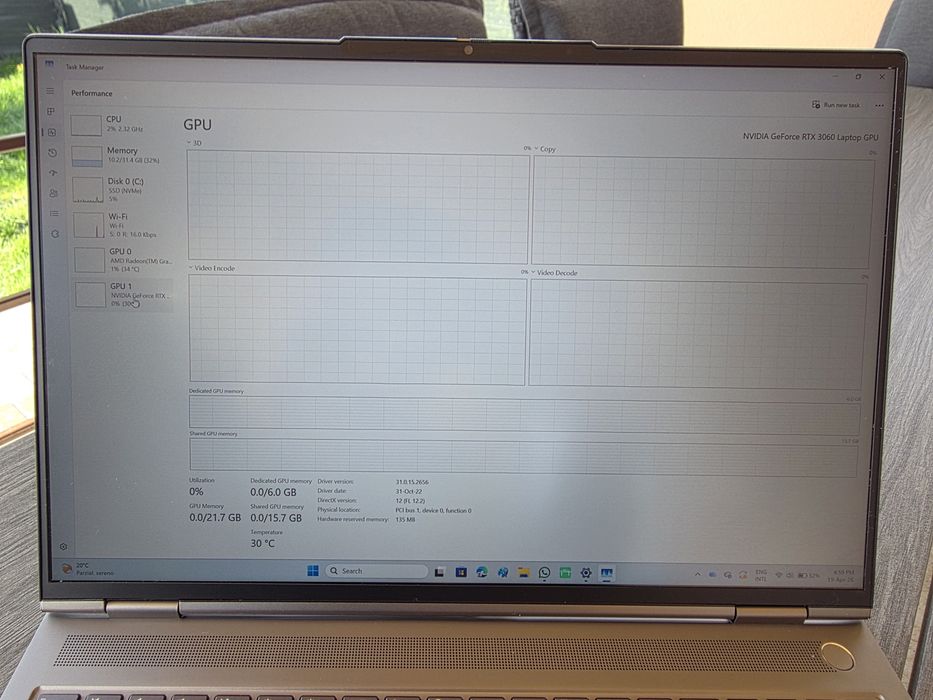 Lenovo ThinkBook 16p G2 | Ryzen 9 5900HX | 32GB RAM | RTX 3060 | 1TB SSD