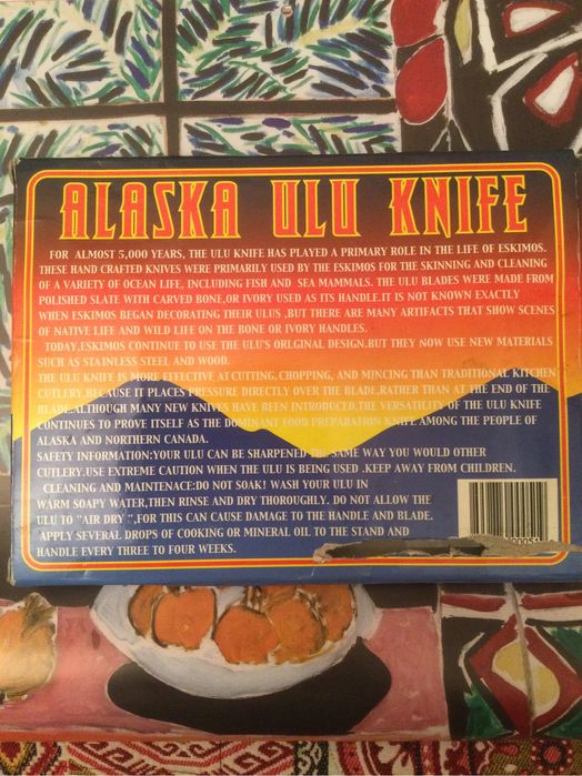 Нож Alaska ulu knife