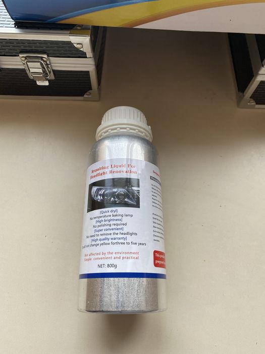 ОРИГИНАЛ Комплект и Течност за Химическо Полиране на Фарове