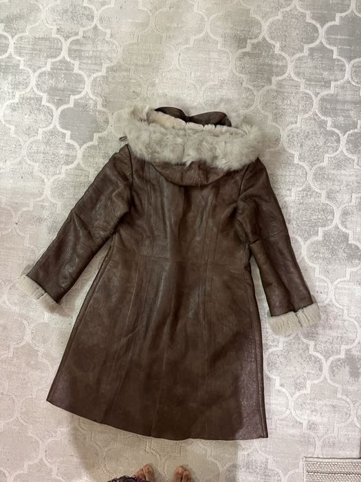 Дубленка кожанная