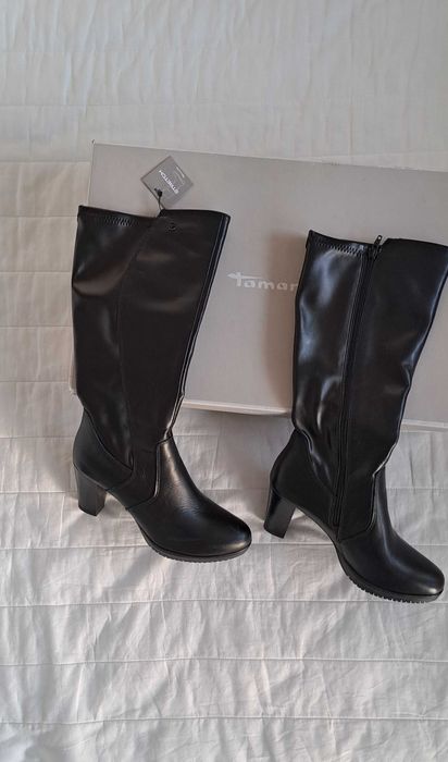 Нови елегантни дамски ботуши на ток Tamaris