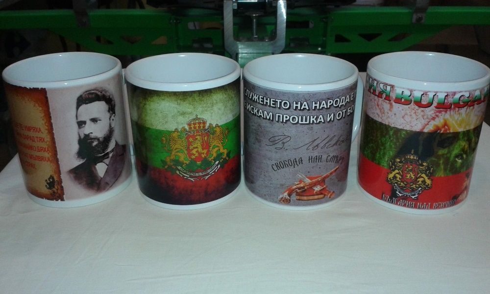 Печат на чаши,сублимационен печат на тениски и чаши