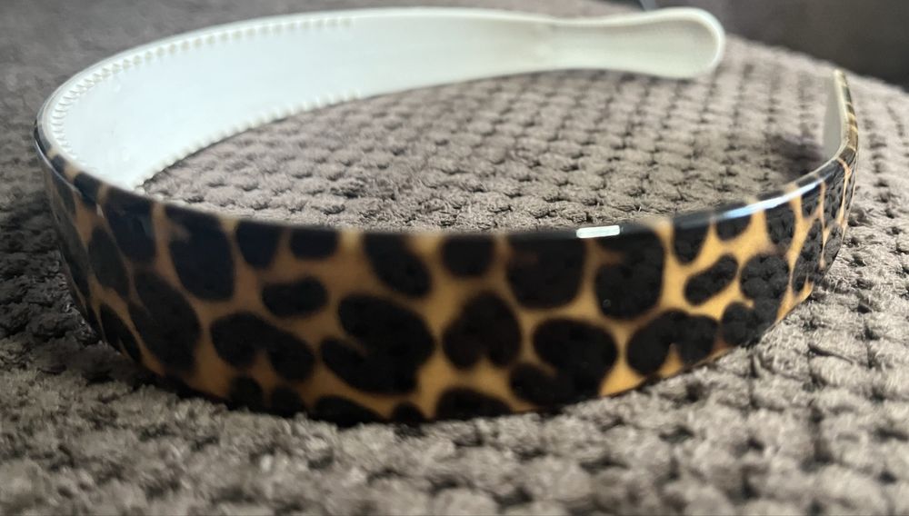 Диадема за коса с леопардов принт