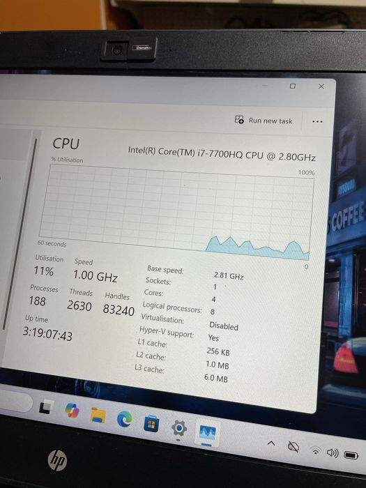Laptop Gaming HP Omen 15,  i7-7700Hq, 4gb video, 16gb ram, ssd