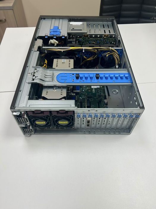 Сервер Supermicro 4U — Dual AMD EPYC / H12DSi-N6