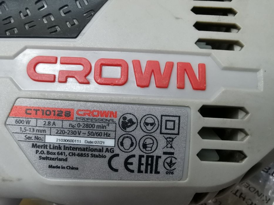 CROWN дрель - ударная CT10128