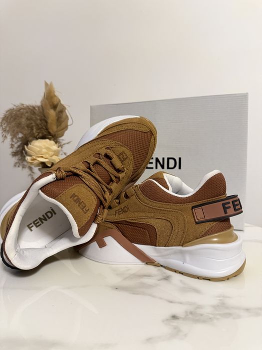 Adidasi Fendi Flow Low Top Maro