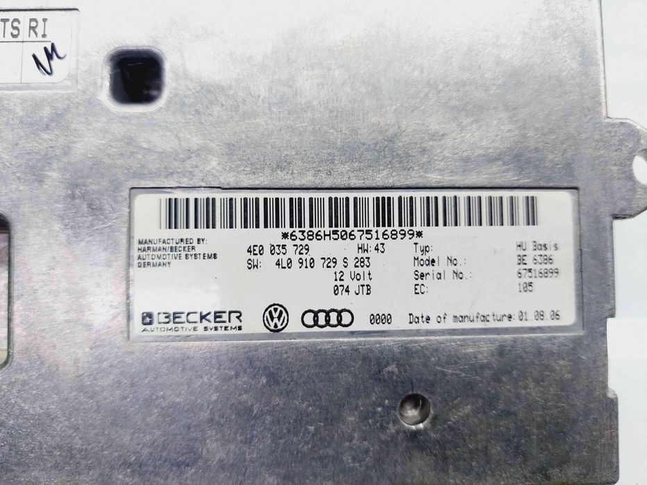 Modul multimedia Audi Q7 (4LB) [Fabr 2006-2014] 4E0035729