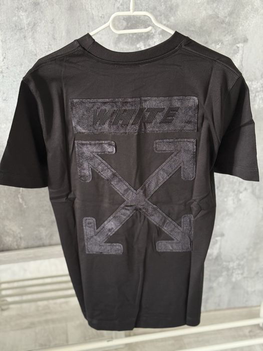 Tricou OFF White Full black Premium