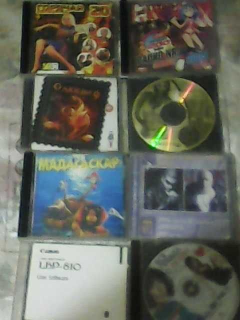 DVD диски фильмы мультфильмы, музыка рецепты