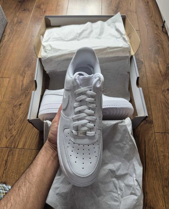 НОВИ Nike Air Force 1 07' Triple White (от/до всеки номер 36-47)