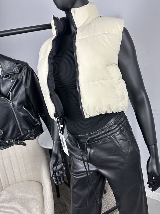 MANGO Двулицев къс елек / грейка