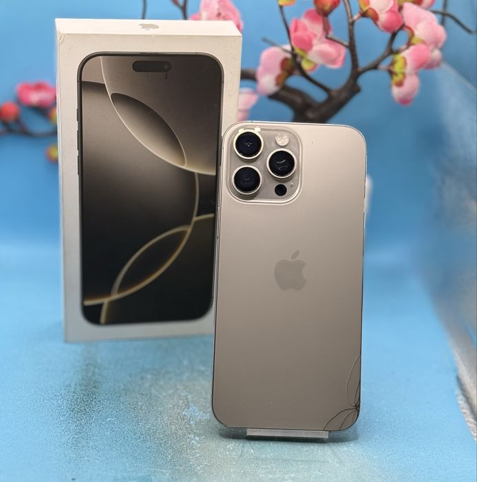 Apple iPhone 16 Pro Max, 256GB, 5G, Natural Titanium