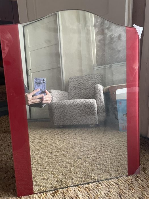 Огледало за баня с декоративни ленти