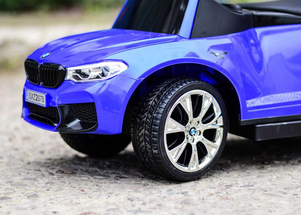 Masinuta cu maner, 2 in 1, pentru copii, BMW M5, PREMIUM