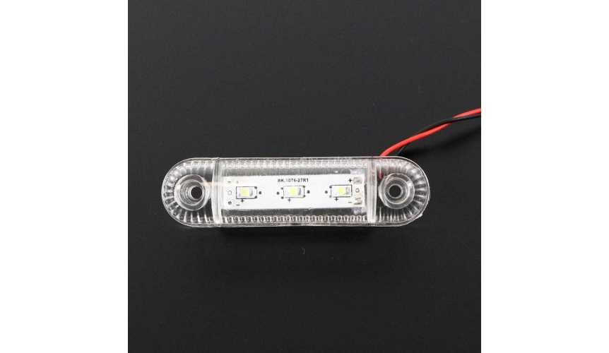 1бр. диодни ЛЕД LED габарити светлини с 3 SMD диода 12-24V , 6 цвята