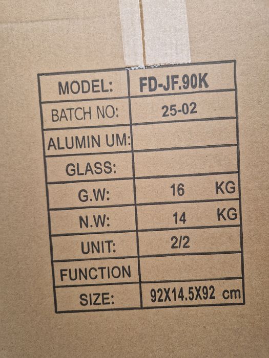 Cădiță duș  KADDA 90/90