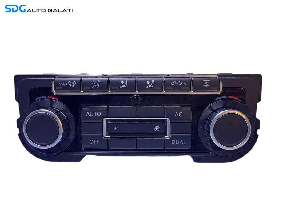 Panou Modul Unitate Comanda AC Aer Conditionat Clima Climatronic Dublu Dual Zone Volkswagen Passat B7 2010 - 2015 Cod 5K0907044BC [LR0028]
