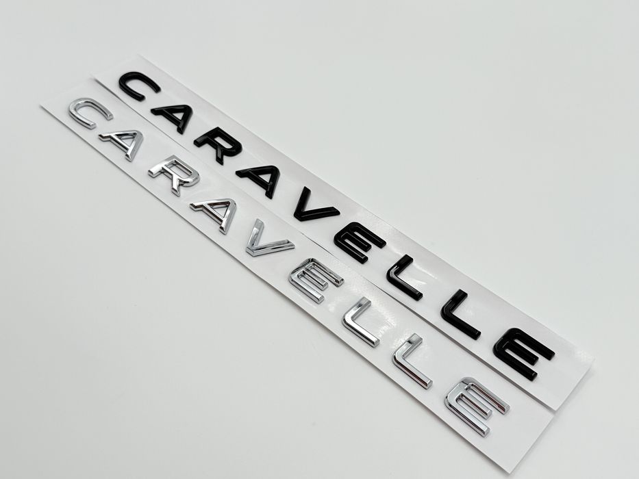 Emblema Compatibila VW Caravelle crom spate