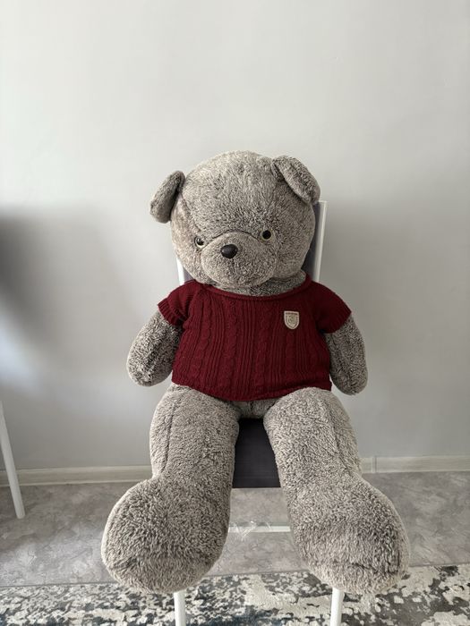 Серая мишка “Teddy” средняя