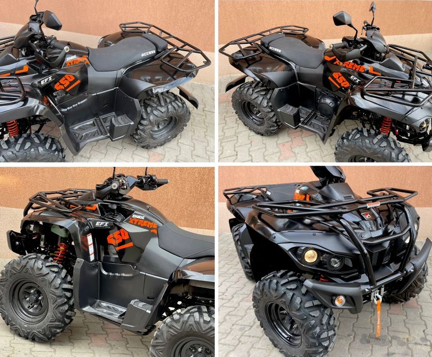 Atv Acces Motor Shade XTreme 650cc 4x4 2022 EFI / IRS / Face-Lift / Long / 1453 km / Recent adus - Stare Nouă !
