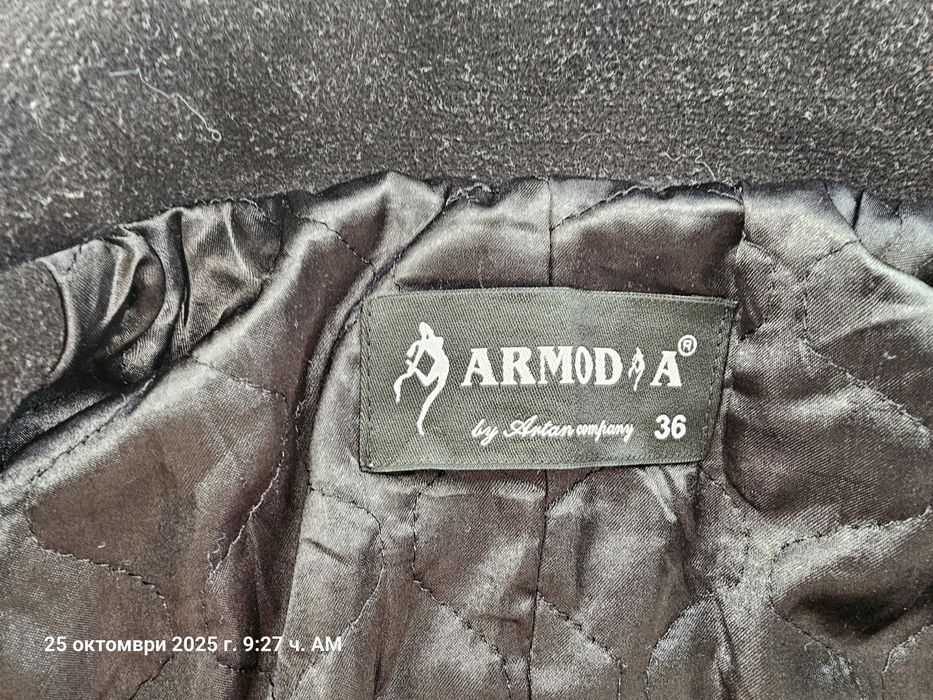 Зимно палто с вълна