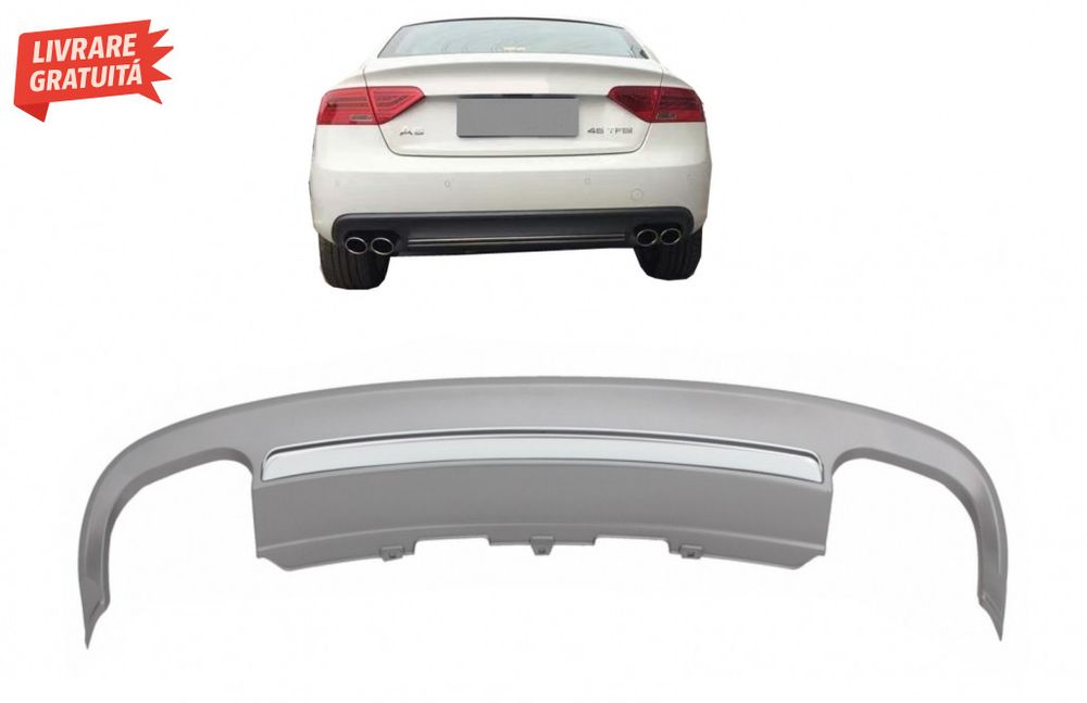 Difuzor Bara Spate Audi A5 8T 2 Usi Coupe/Cabriolet (2012-2015) S5 Des