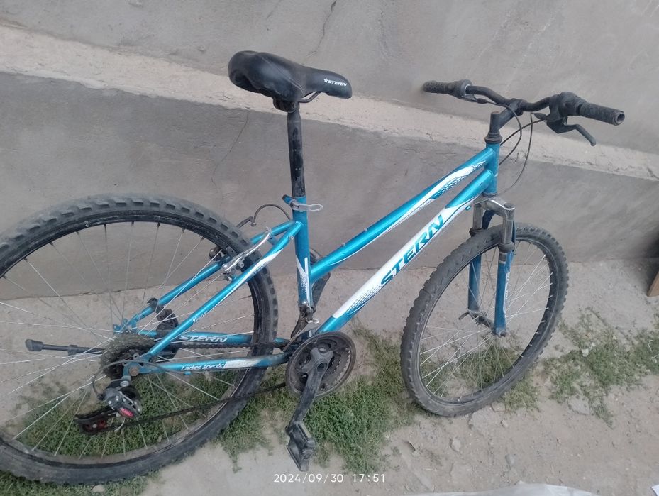 Велосипед stern на ходу