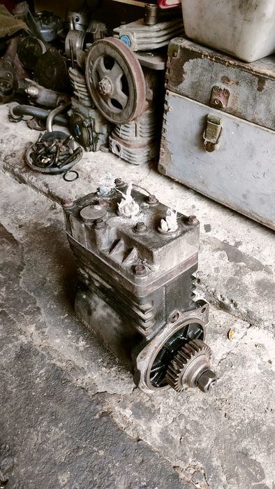 Двигатель скани 2004г., Компрессор Рено