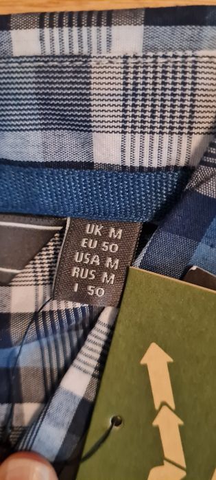 Мъжка памучна риза M размер нова