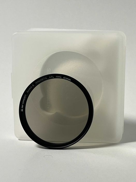 Filtru magnetic K&F Concept Nano-C CPL 67mm cu inel adaptor ca NOU
