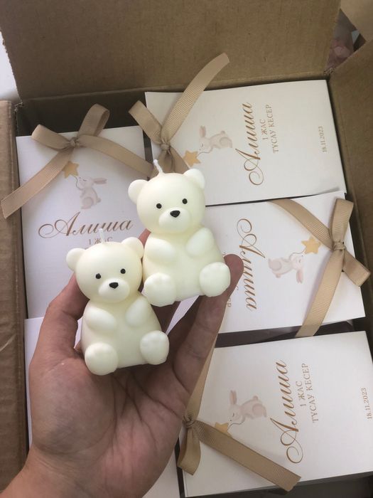 Бонбоньерки-свечи для праздника