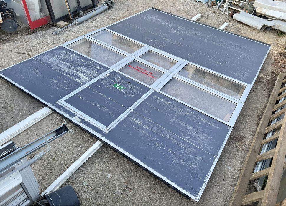 USA SECTIONALA INDUSTRIALA poarta hala  garaj H 450 x L 350 GARANTIE
