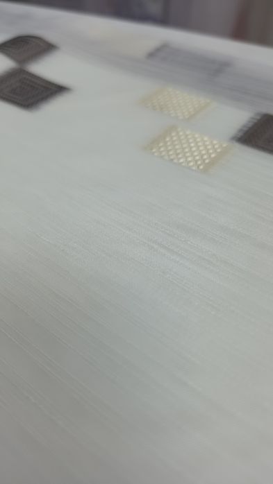 Perdea sable cu model geometric