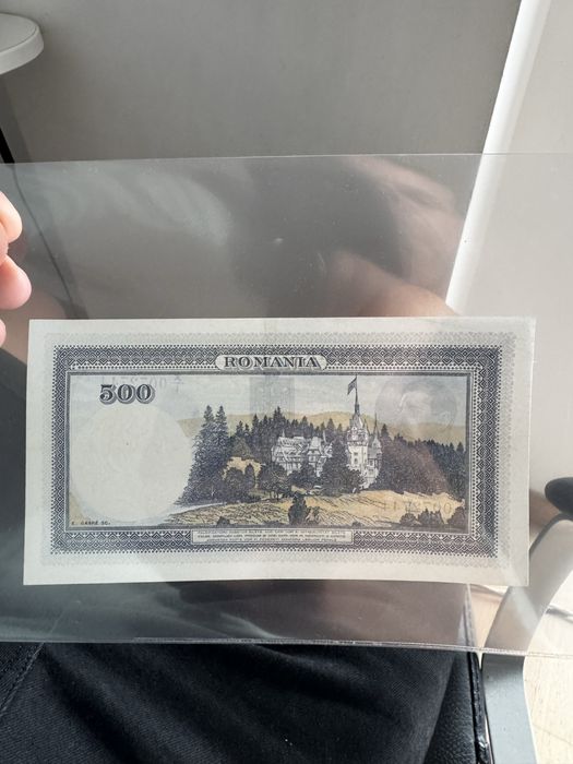 500 lei 1936 aunc bancnota romania
