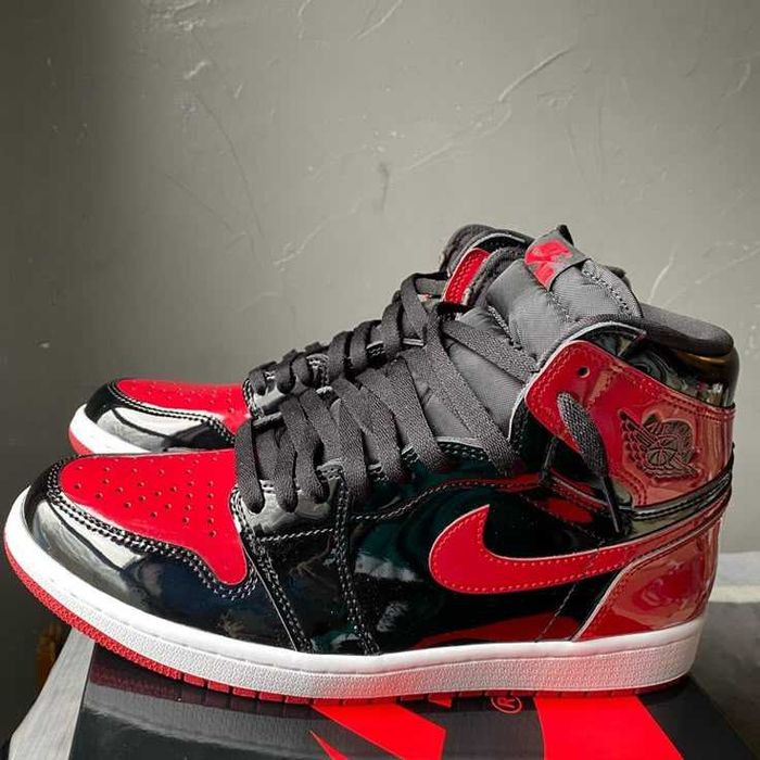 Jordan 1 High Patent Bred  - Lichidare Stoc