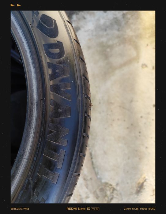 Set 4 Anvelope Vară Davanti DX640 215/50 R17 95W XL, stare excelentă