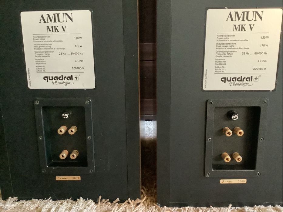 Аудиосистема AVM & Quadral Amun Mk V предусилвател СD  моноблокове