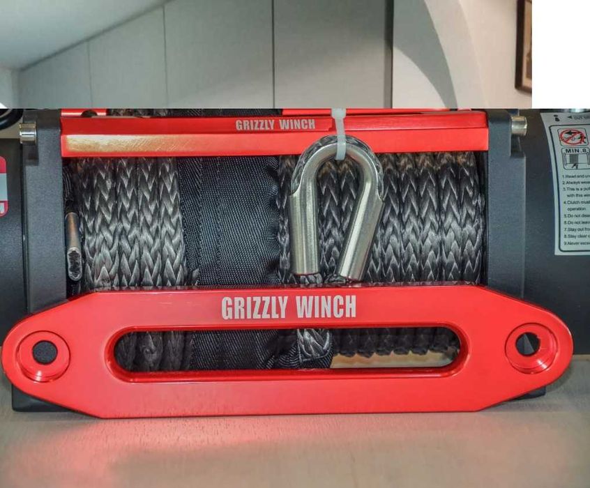 TROLIU GRIZZLY WINCH 13000 LBS (5897kg) raport 180:1 cu cablu sintetic
