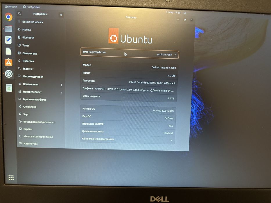 Dell Inspiron 15 3000 – като нов!