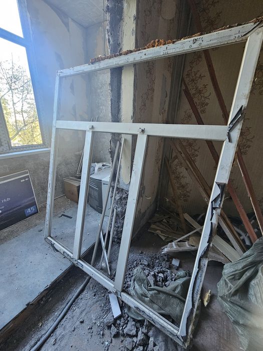 Әйнек, есік, ванный