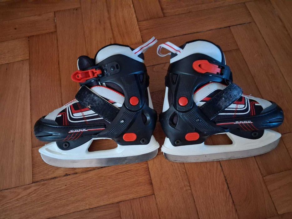 patine copii baieti de culoare neagra marimea reglabila