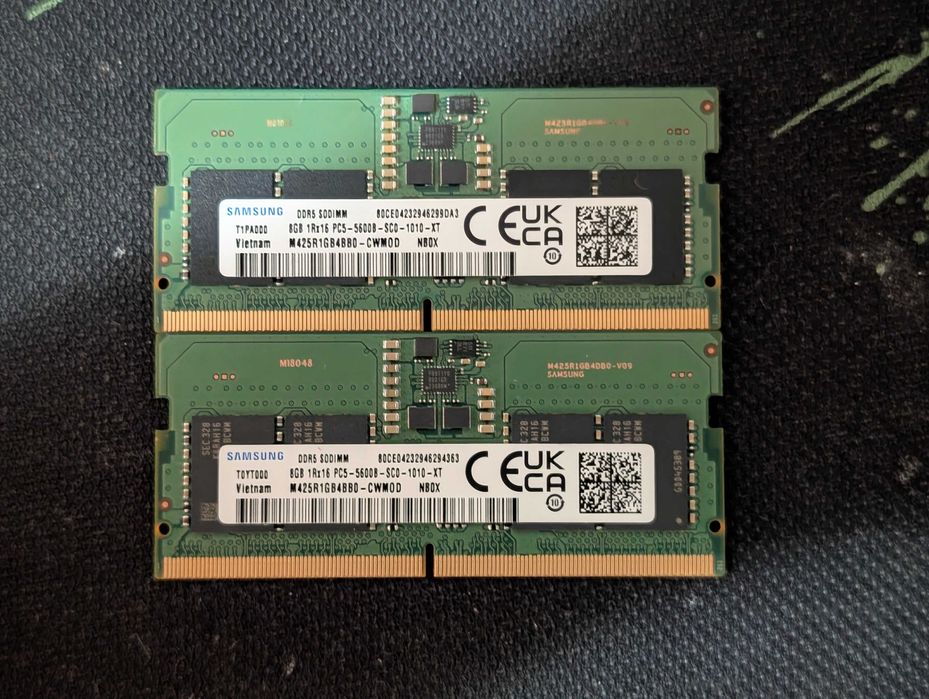 DDR5 SODIMM 16GB (2 * 8GB) 5600