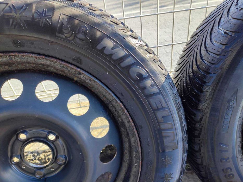 250 - 4бр. Стоманени джанти 17'' 5x108 с гуми 215/65R17 Opel